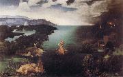 PATENIER, Joachim Landscape with Charon's Bark oil painting on canvas